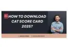 How to download CAT score card 2025?