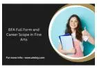 BFA Full Form and Career Scope in Fine Arts