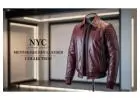 Shop Men's Burgundy Leather Jackets at NYC Leather Jackets