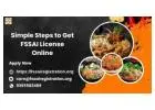 Simple Steps to Get FSSAI License Online