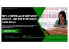 Grow Your Business with Verified Acupuncturists Email List