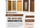 Trusted Fire-Rated Door Manufacturer in UAE