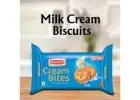 milk with biscuits