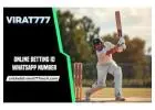 Need Online Cricket ID? Contact Our Official WhatsApp Number for Instant Access