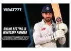 Trusted Online Cricket ID WhatsApp Number for Safe Cricket Betting