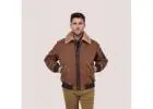 Classic brown shearling jacket for Timeless Winter Style