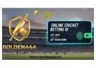 Get an Online Cricket Betting ID with Golden444 in 2026