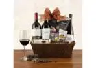 Say "cheers" with our festive wine and chocolate basket!