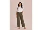 Buy Women Casual Pants for Work, Travel & Home | Go Colors