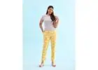 Buy Soft Cotton Night Pants for Women Online | Go Colors