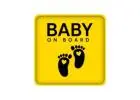 Baby on Board Stickers for Safer Drives | StickerJet