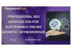 Professional SEO Services USA for Sustainable Online Growth - Keywordriser