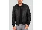 Buy Jero Black Bomber Leather Jackets NYC Leather Jackets Exclusive