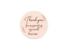 Thank You Stickers for Business & Gifts | StickerJet