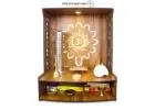 Small Mandir for Home – Elegant & Compact Wooden Pooja Mandir