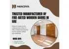 Trusted Manufacturer of Fire-Rated Wooden Doors in UAE