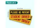 Student Driver Sticker for Safer Roads | StickerJet