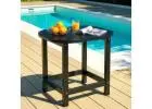 Stylish Gardeon Outdoor Coffee Side Table – Durable Patio Desk