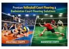 Premium Volleyball Court Flooring & Badminton Court Flooring Solutions