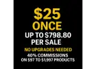 Skip the Upgrades, Still Earn $798.80 Per Sale