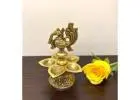 Buy Handcrafted Brass Diyas for Spiritual Home Décor – Yathashilpam