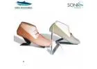 Acrylic Side Angle Shoe Display Stand