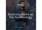 business name as per numerology