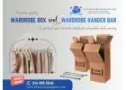 Premium Quality Wardrobe Box and Wardrobe Hanger Bar for Safe and Easy Moving