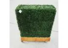 Dense Artificial Plant Hedge for Instant Green Privacy