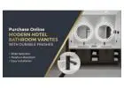 Purchase Online Modern Hotel Bathroom Vanities with Durable Finishes