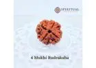 4 mukhi rudraksha