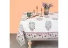 Buy Best Cotton Table Cloth Designs for Modern Homes – Perilla Home
