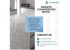 Kitchen Countertop White Granite | +44 020 83685555 | DialAWorkTop